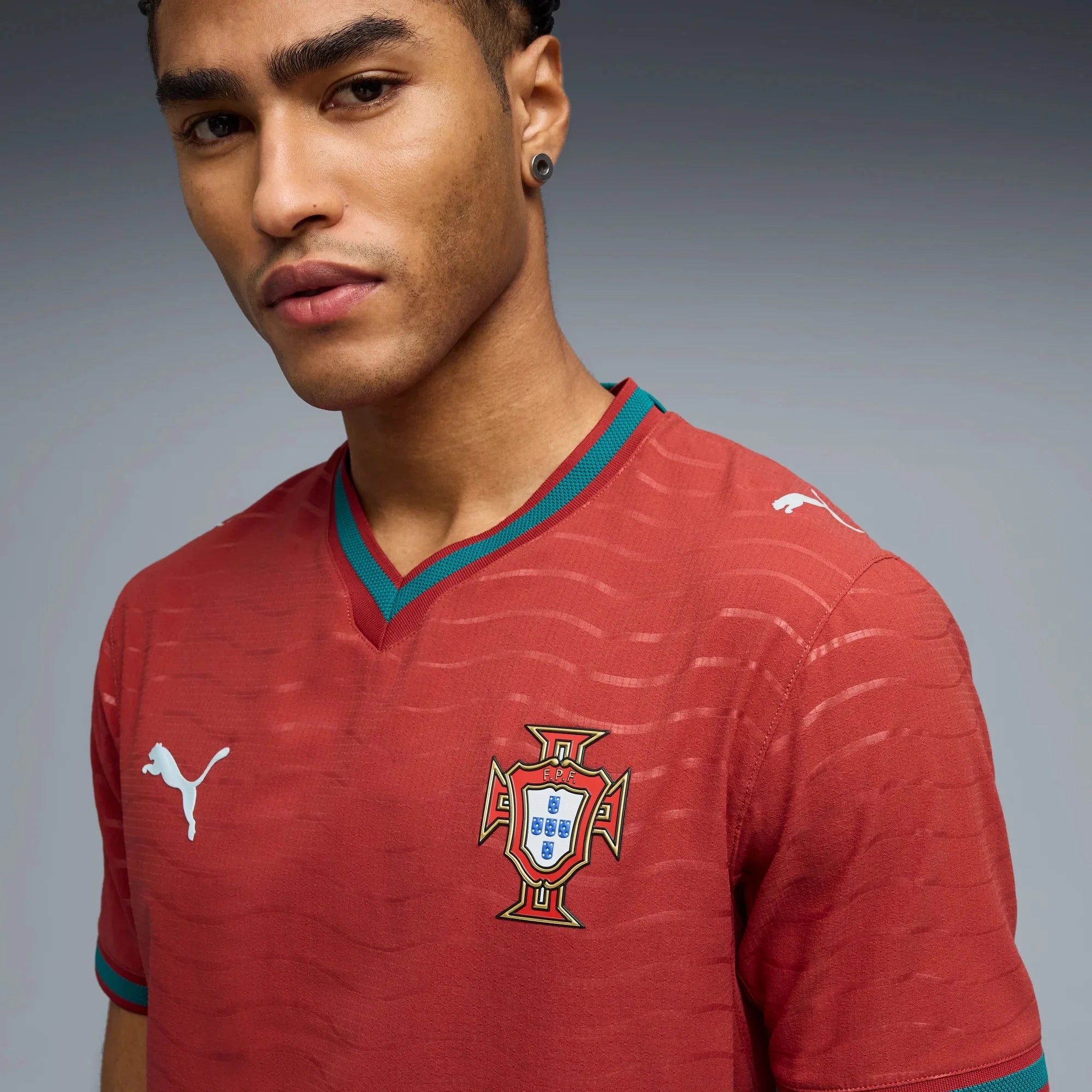 Puma 2026 Portugal Men's Authentic Home Soccer Jersey