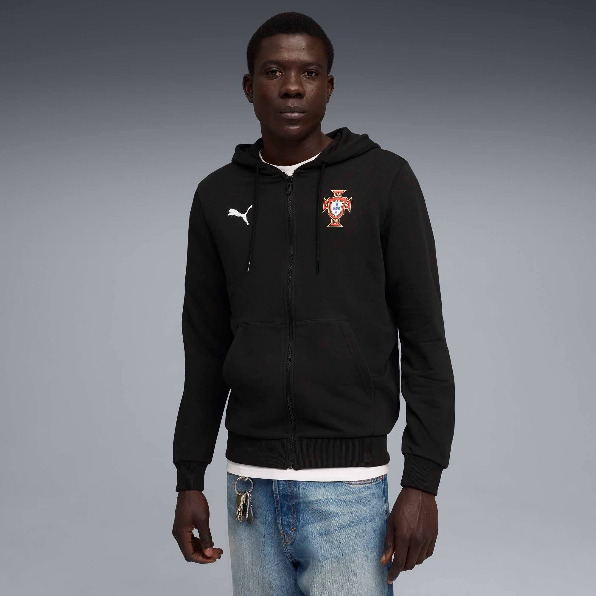 Puma 2026 Portugal Men's FtblCulture Hooded Sweat Jacket