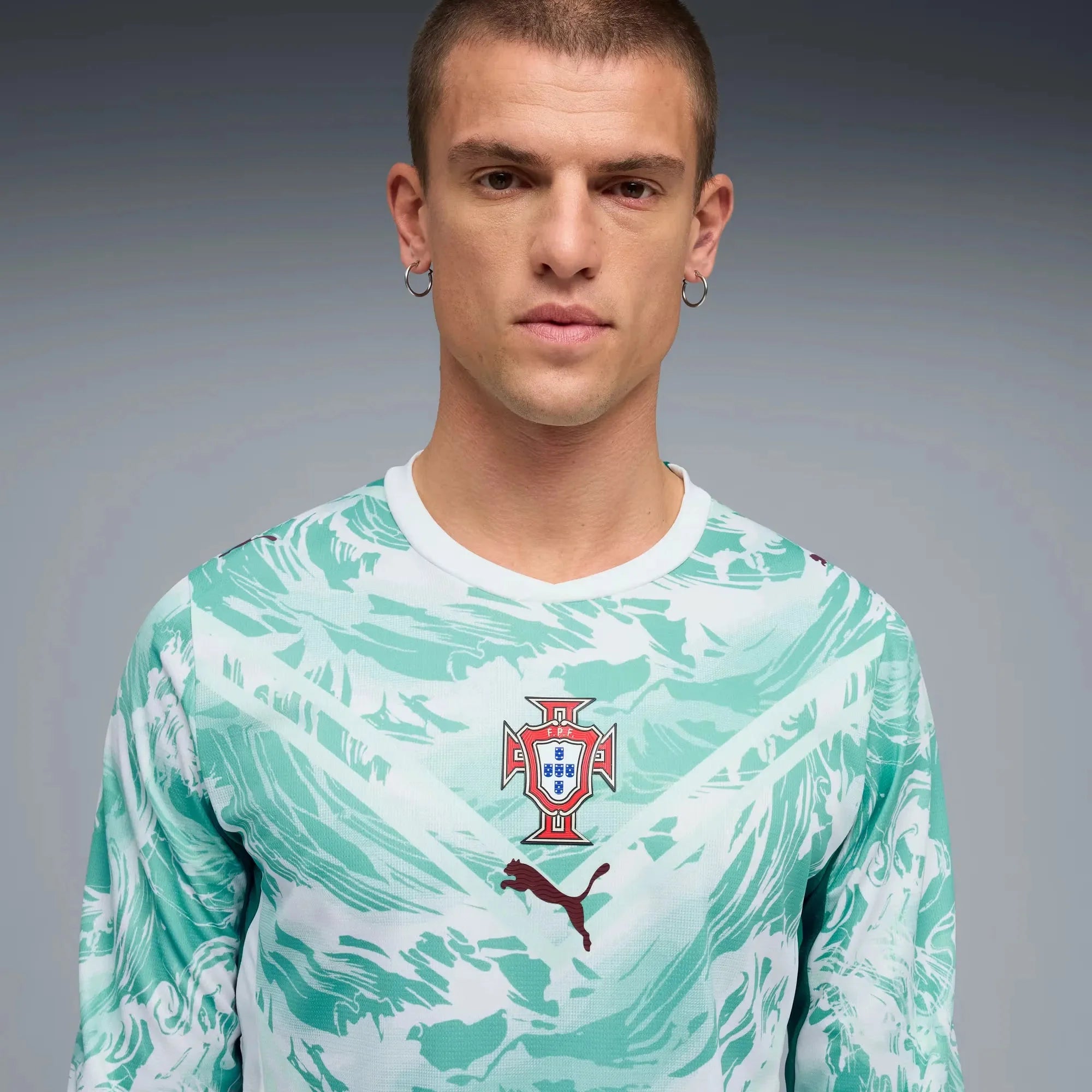 Puma 2026 Portugal Men's Stadium Away Long-Sleeve Soccer Jersey