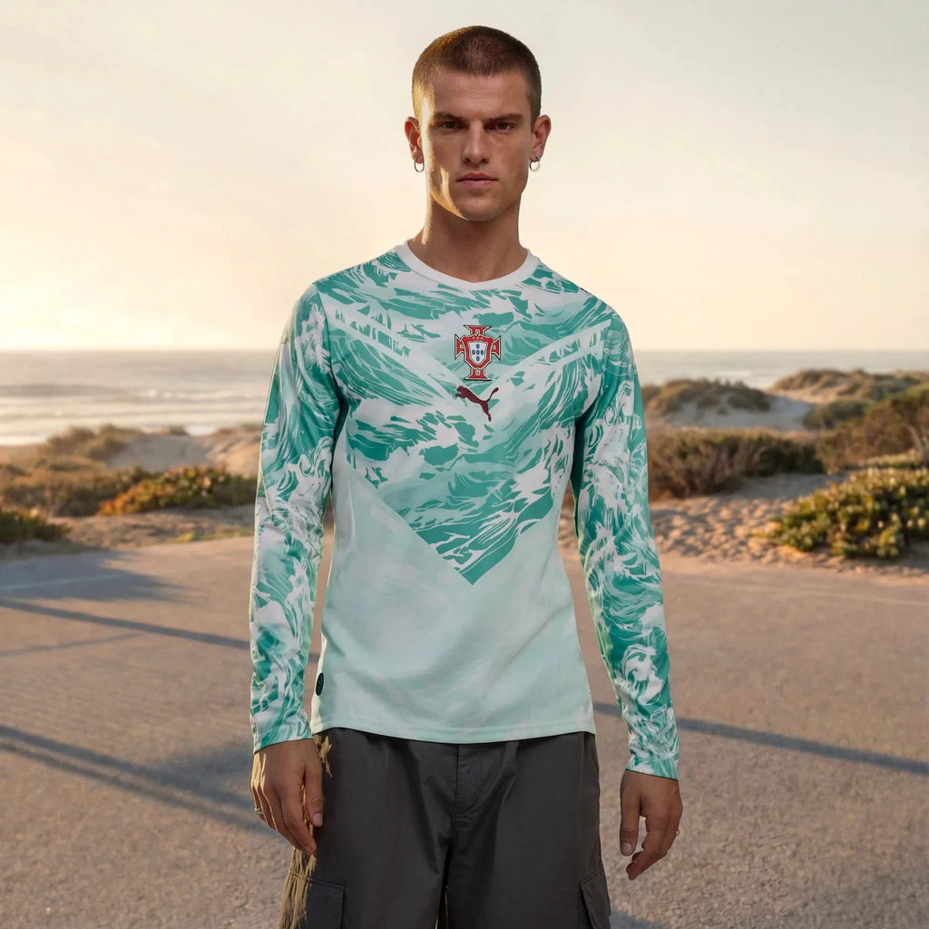 Puma 2026 Portugal Men's Stadium Away Long-Sleeve Soccer Jersey