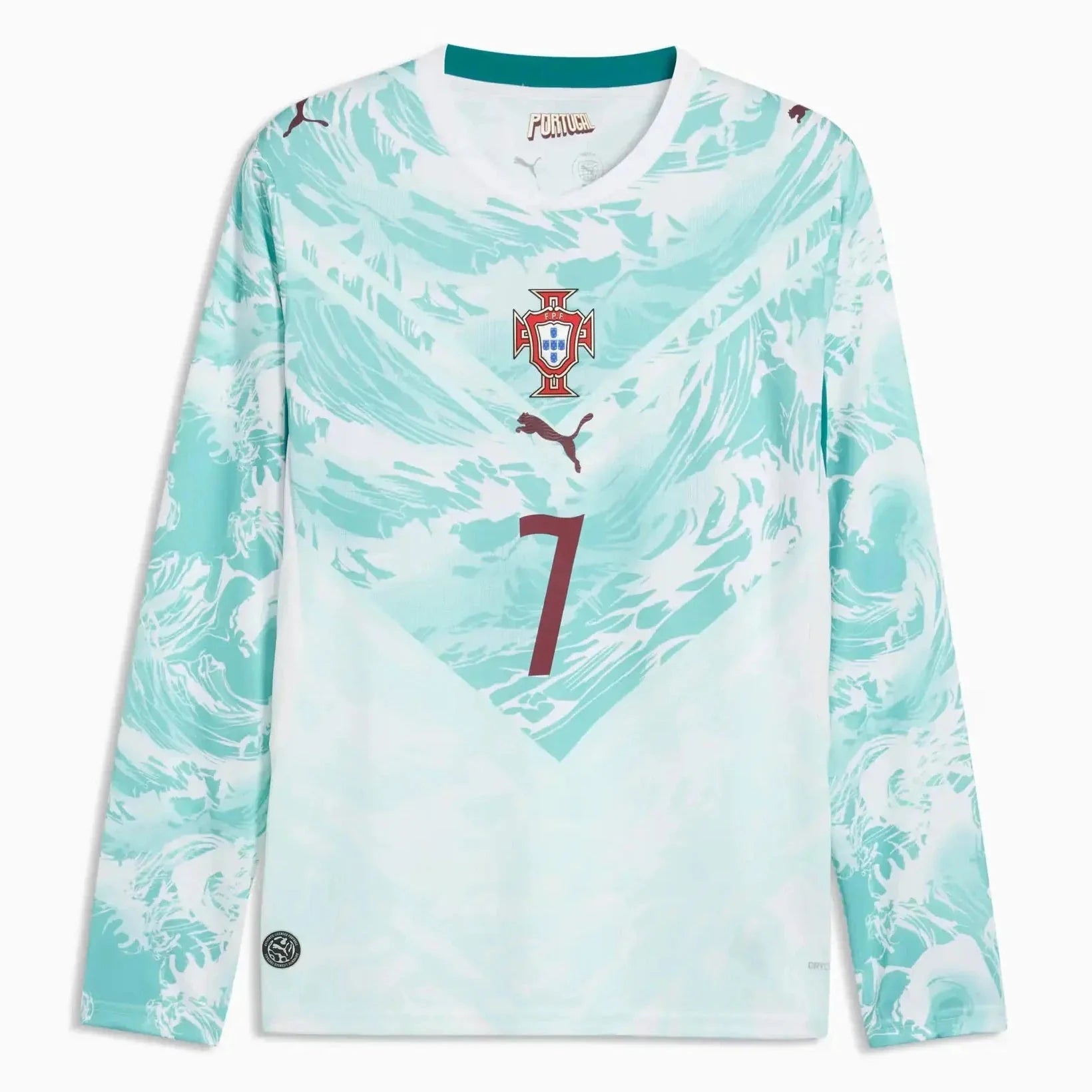 Puma 2026 Portugal Men's Stadium Away Ronaldo #7 Long-Sleeve Soccer Jersey