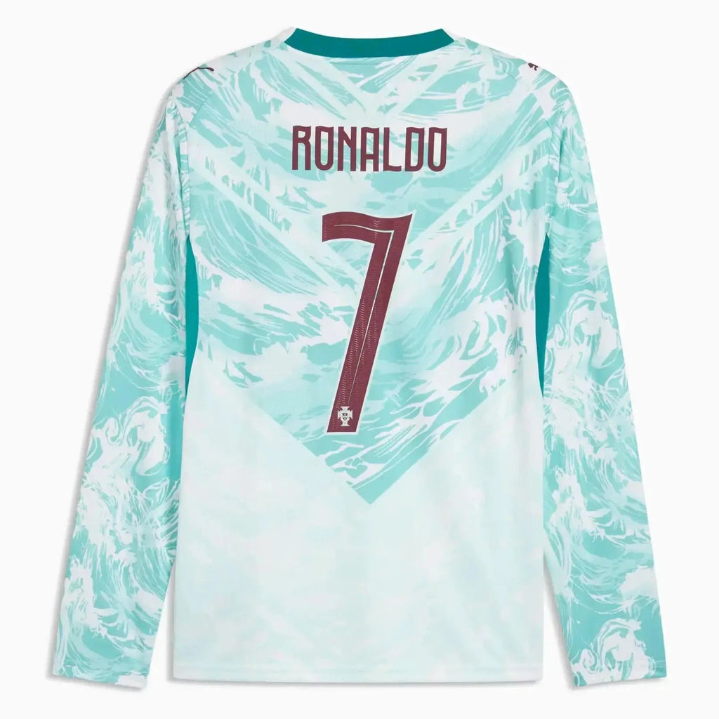Puma 2026 Portugal Men's Stadium Away Ronaldo #7 Long-Sleeve Soccer Jersey