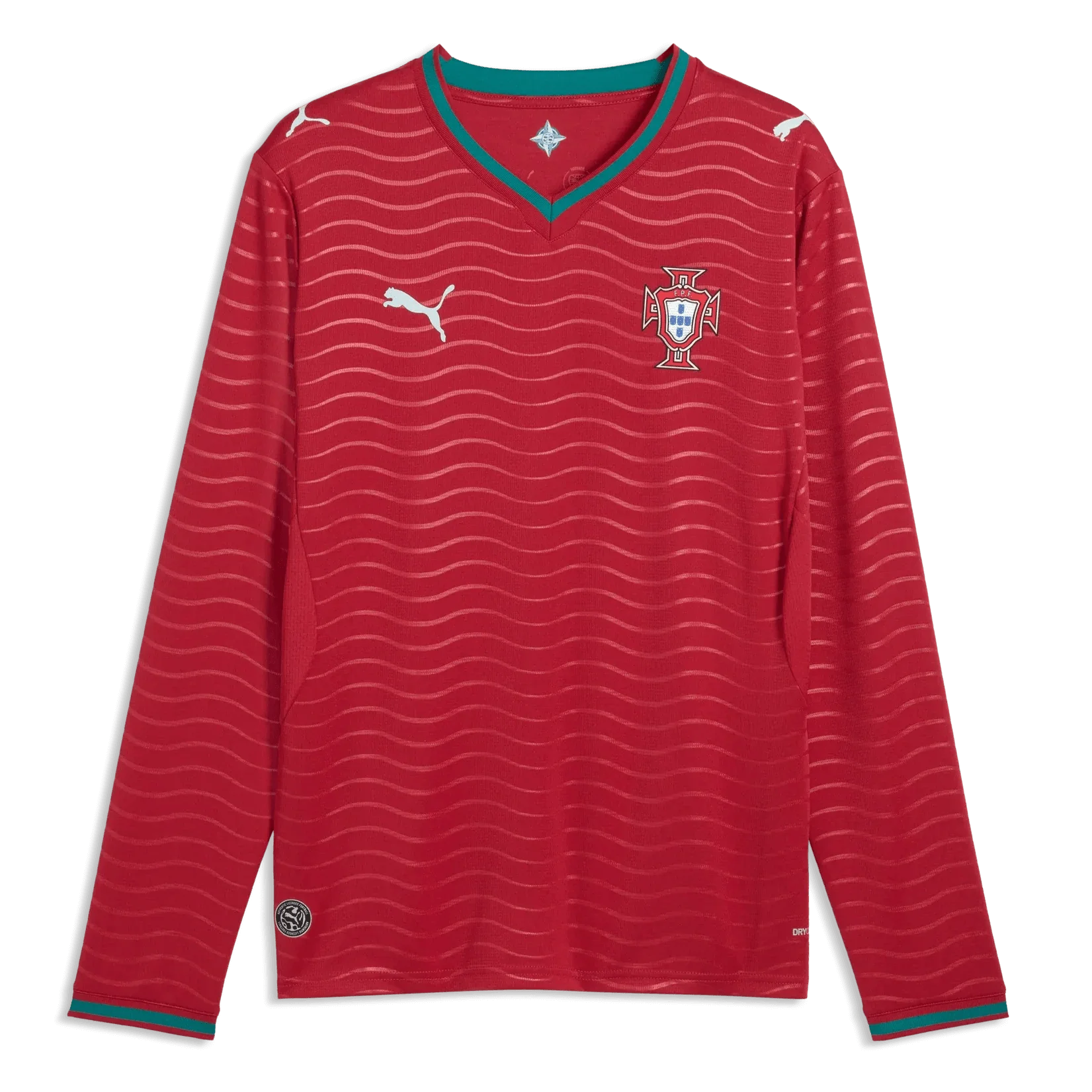 Puma 2026 Portugal Men's Stadium Home Long-Sleeve Soccer Jersey