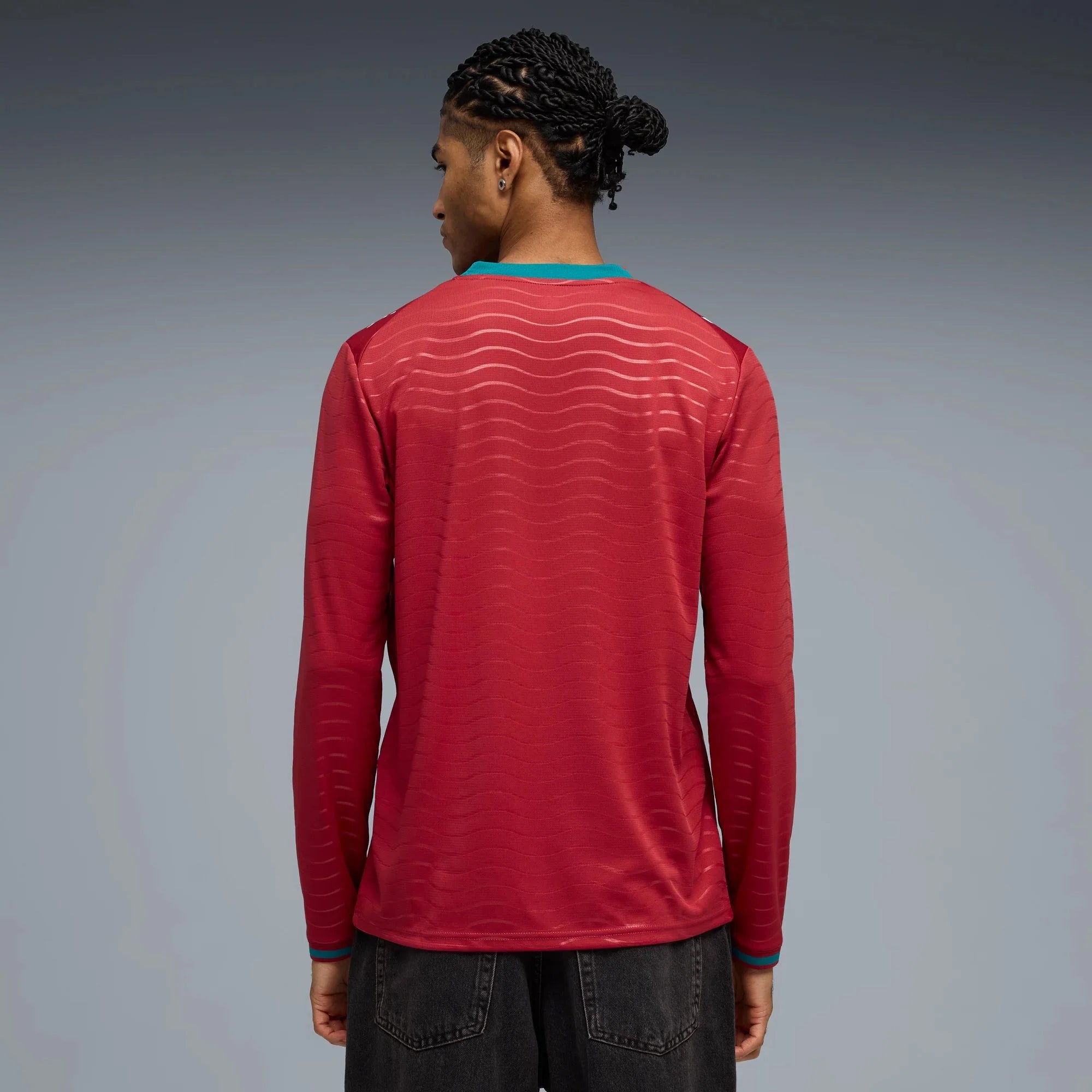 Puma 2026 Portugal Men's Stadium Home Long-Sleeve Soccer Jersey