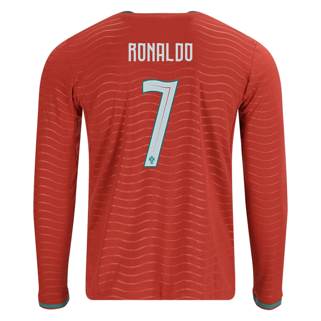 Puma 2026 Portugal Youth Stadium Home Long-Sleeve Jersey