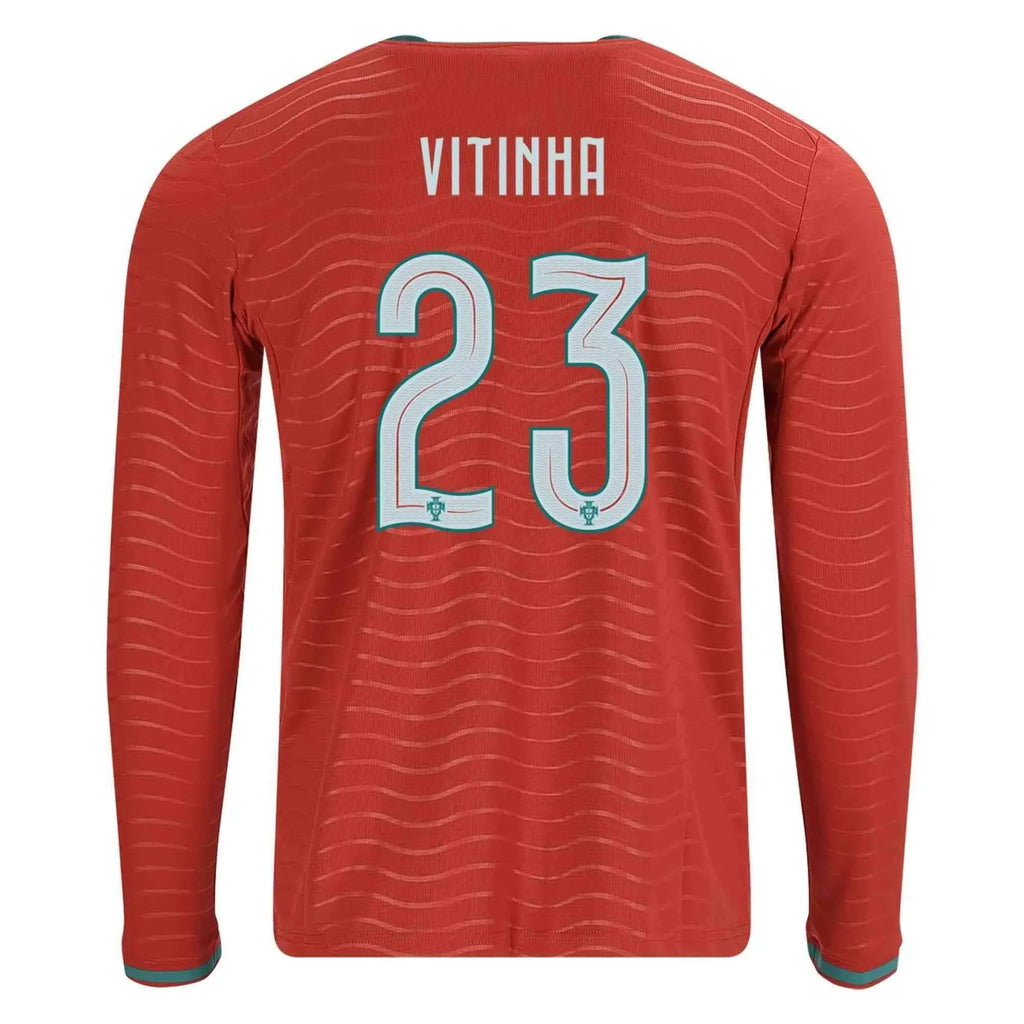 Puma 2026 Portugal Men's Stadium Home Long-Sleeve Soccer Jersey