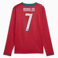 Puma 2026 Portugal Men's Stadium Home Ronaldo #7 Long-Sleeve Soccer Jersey