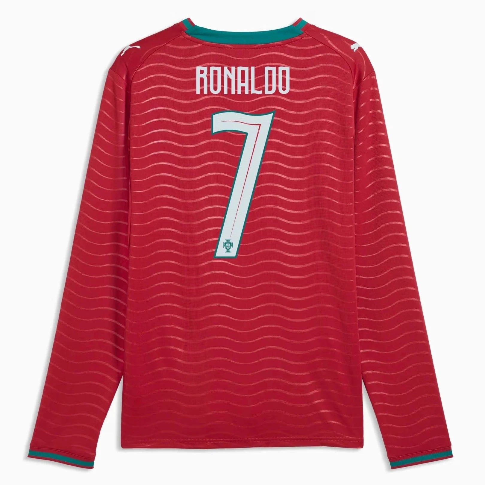 Puma 2026 Portugal Men's Stadium Home Ronaldo #7 Long-Sleeve Soccer Jersey