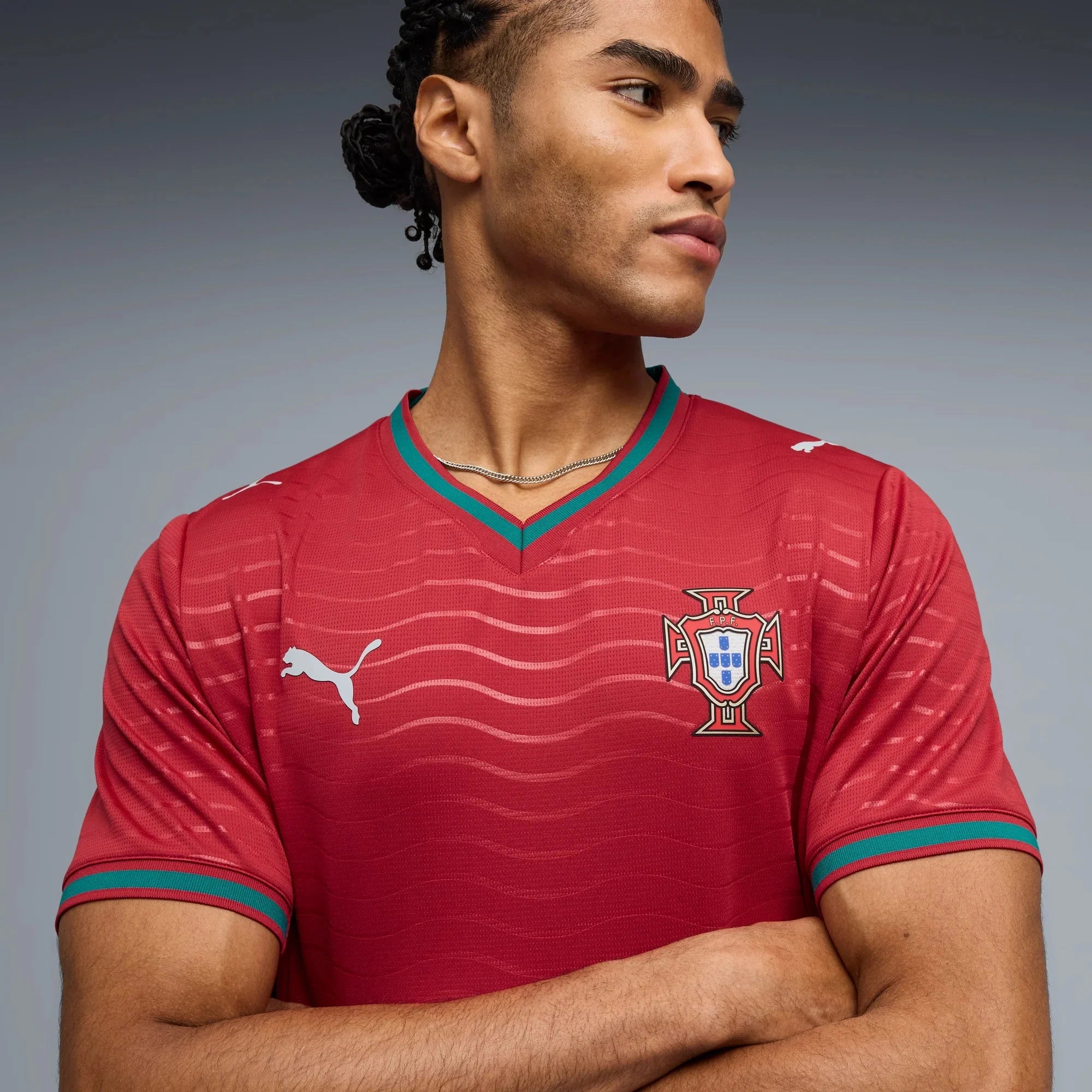 Puma 2026 Portugal Men's Stadium Home Soccer Jersey
