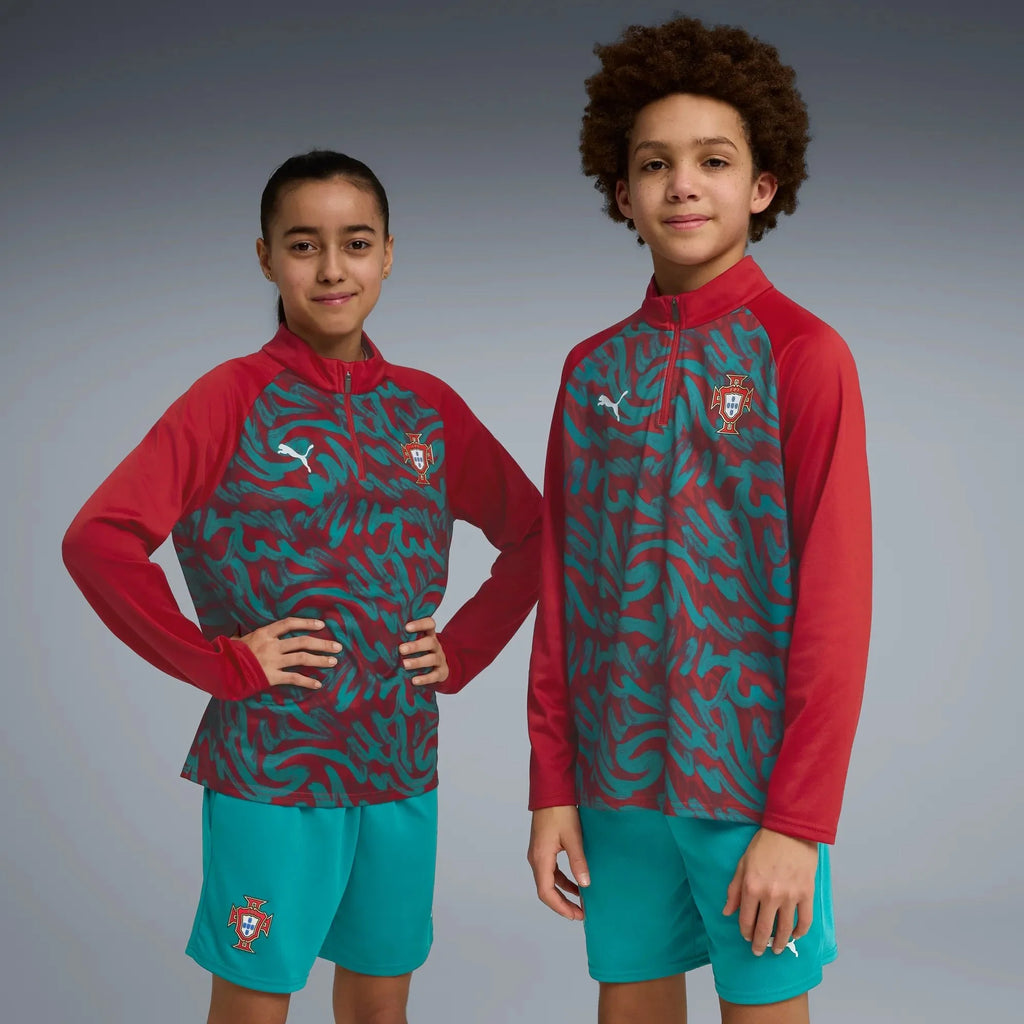 Puma 2026 Portugal Youth 1/4 Zip Pre-Match Top