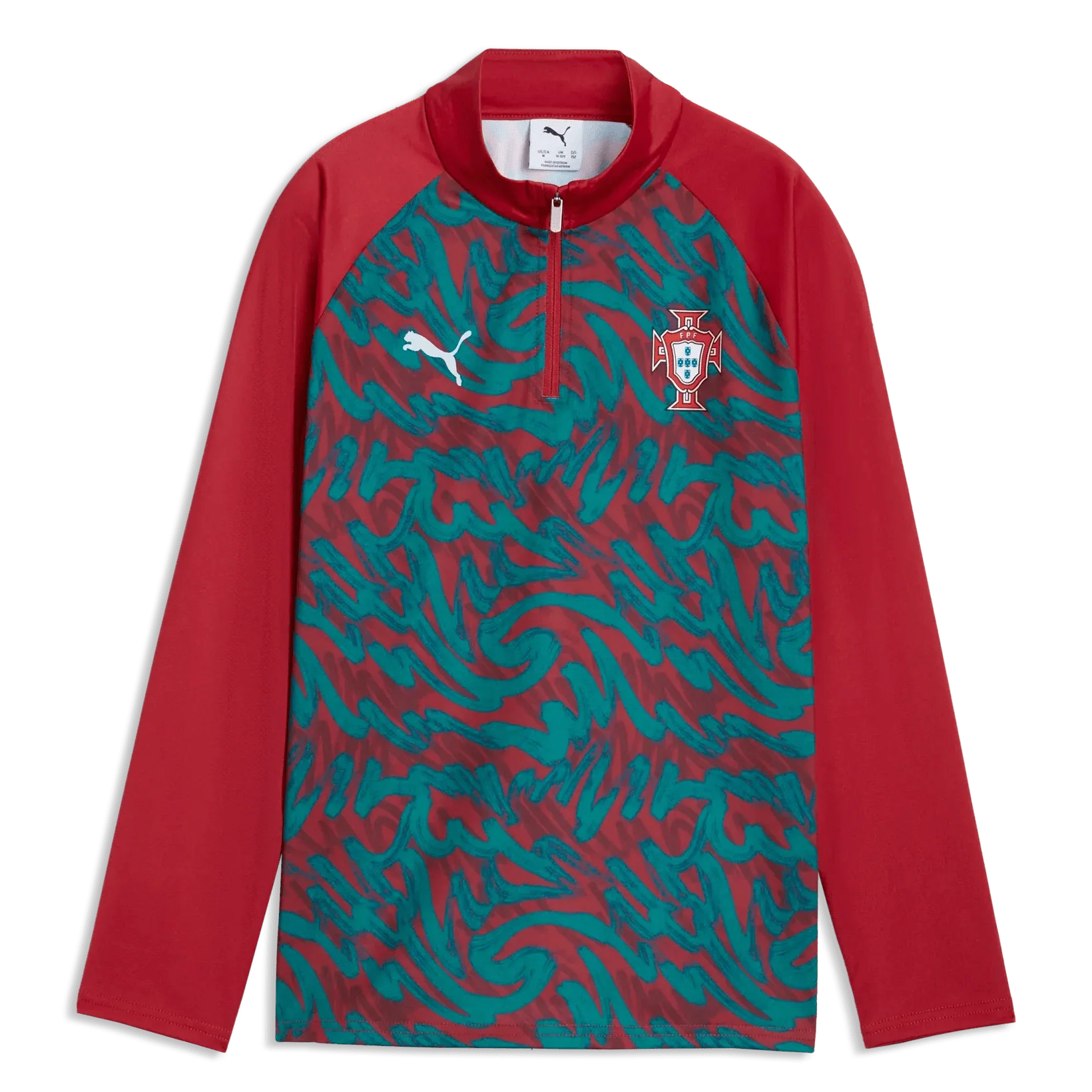 Puma 2026 Portugal Youth 1/4 Zip Pre-Match Top