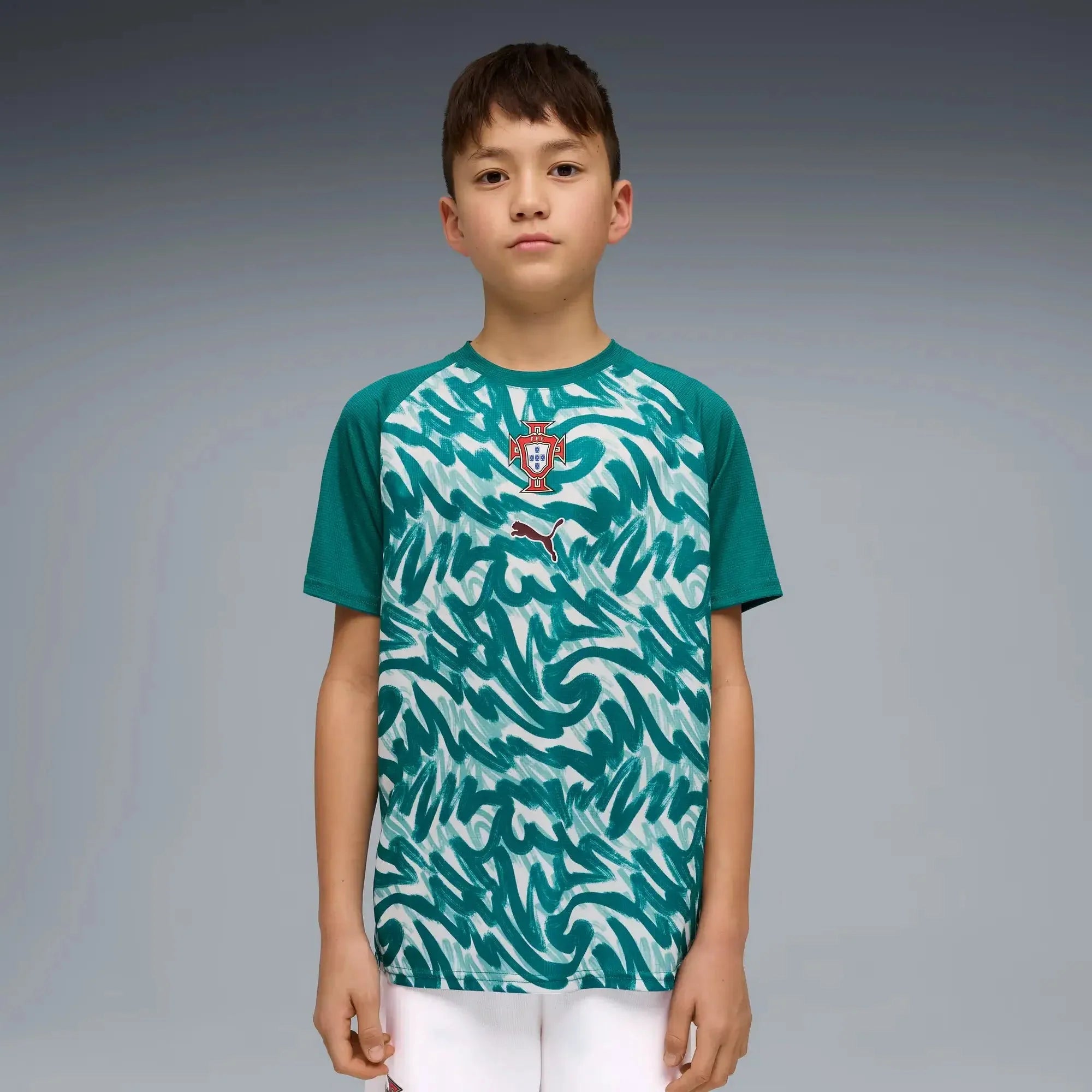 Puma 2026 Portugal Youth Pre-Match Soccer Jersey