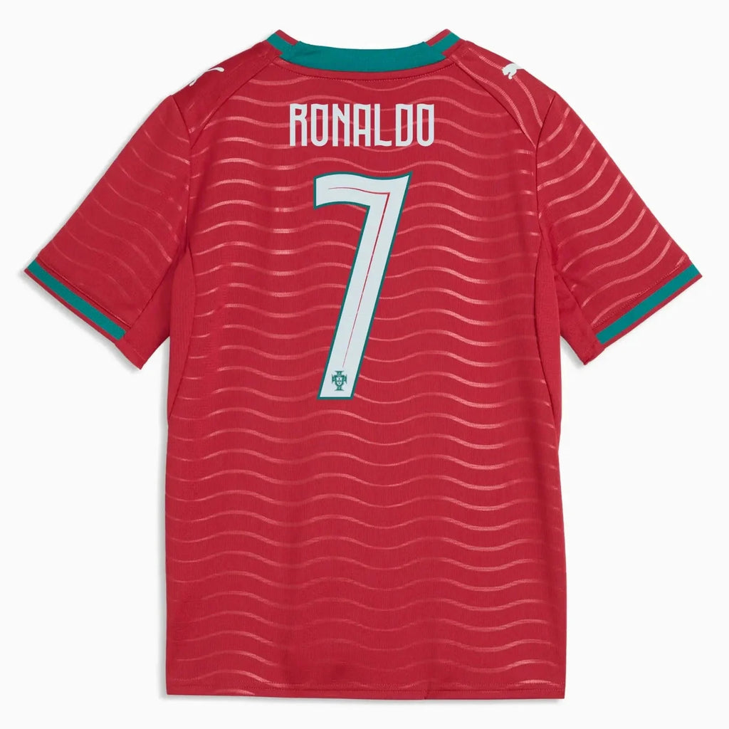 Puma 2026 Portugal Youth Stadium Home Ronaldo #7 Soccer Jersey