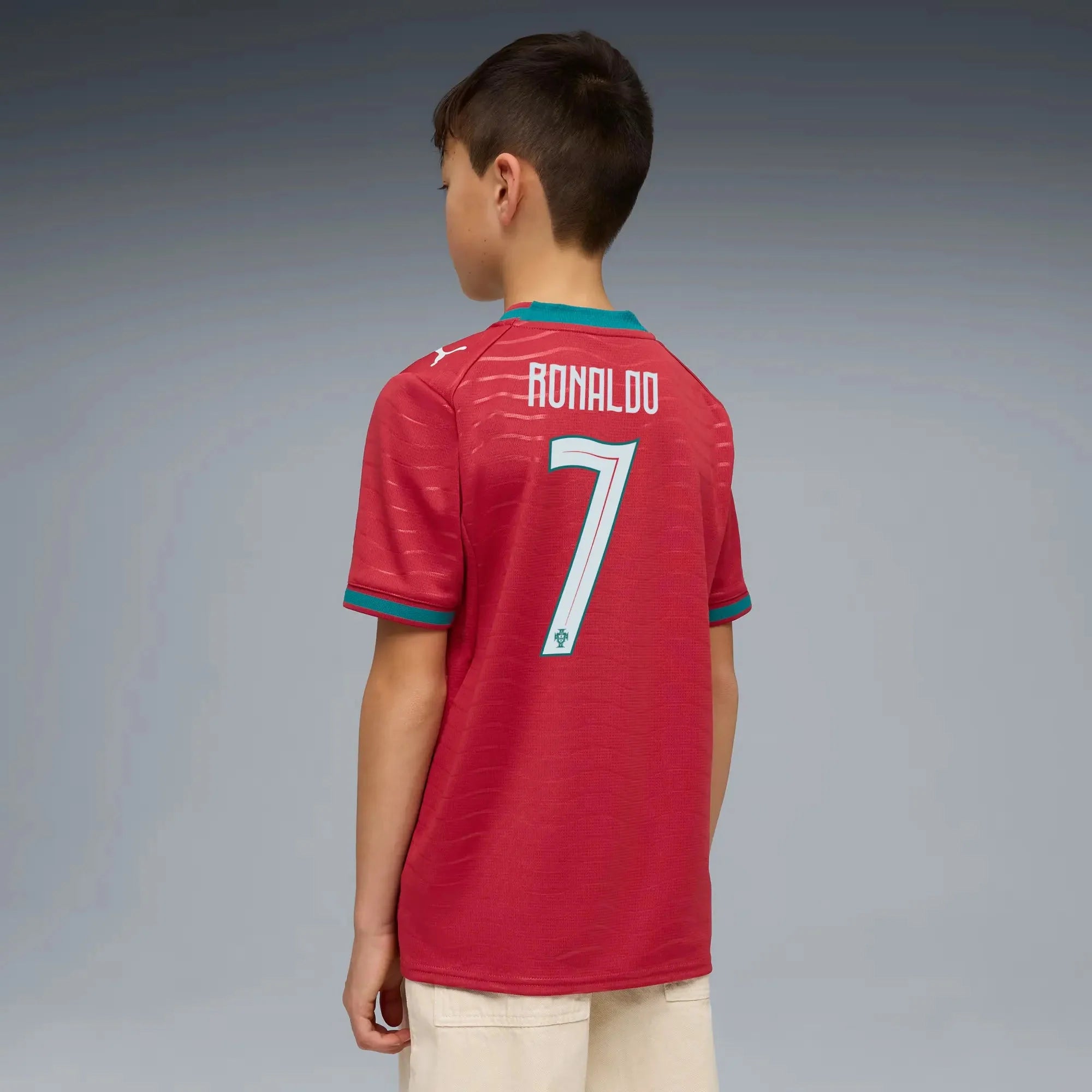 Puma 2026 Portugal Youth Stadium Home Ronaldo #7 Soccer Jersey
