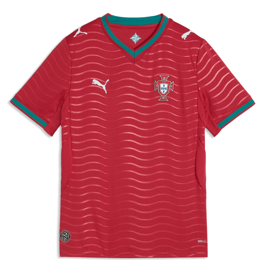 Puma 2026 Portugal Youth Stadium Home Soccer Jersey