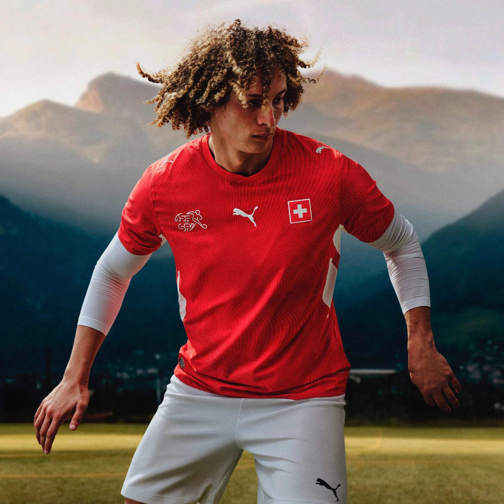 Puma 2026 Switzerland Youth Stadium Home Soccer Jersey