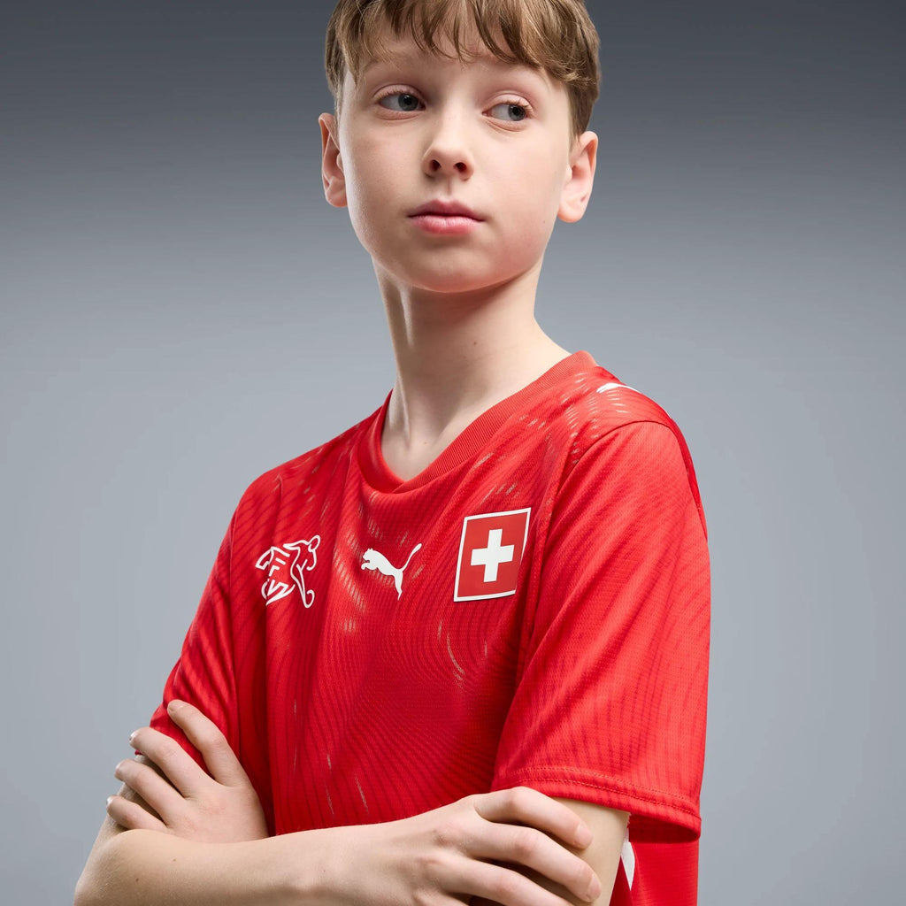 Puma 2026 Switzerland Youth Stadium Home Soccer Jersey
