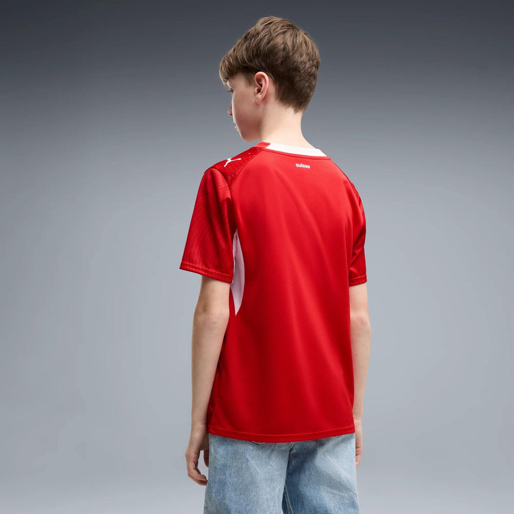 Puma 2026 Switzerland Youth Stadium Home Soccer Jersey