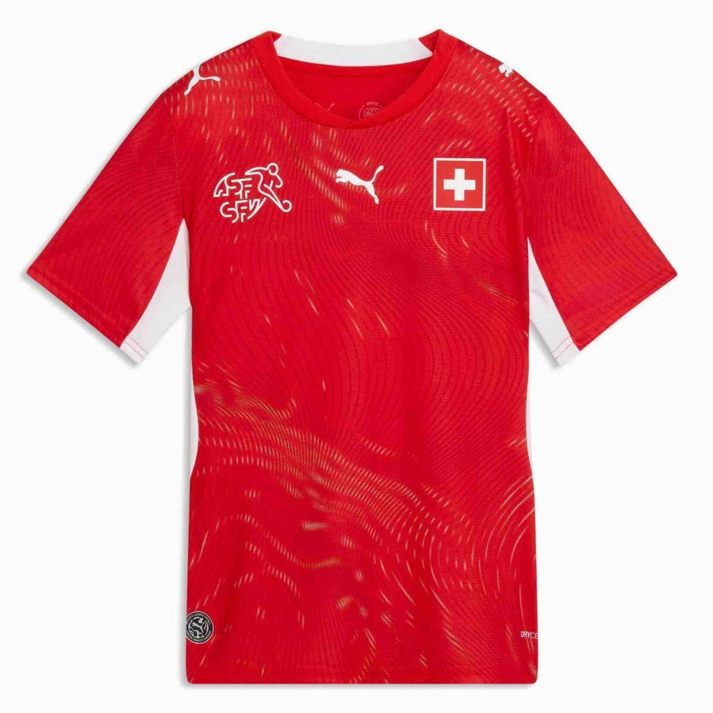 Puma 2026 Switzerland Youth Stadium Home Soccer Jersey