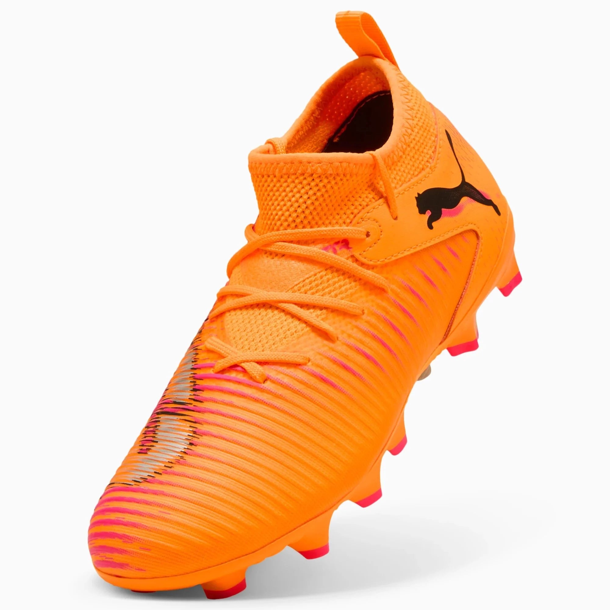 Puma Junior Future 8 Match Firm/Artificial Ground Soccer Cleats - Hot Pursuit Pack (FA25)