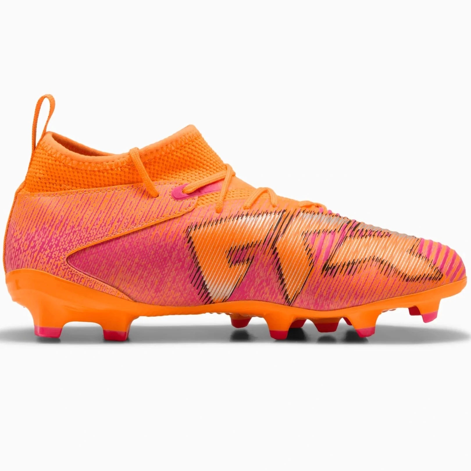 Puma Junior Future 8 Match Firm/Artificial Ground Soccer Cleats - Hot Pursuit Pack (FA25)