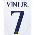 Real Madrid 2023/24 Home Vini Jr #7 Jersey Name Set