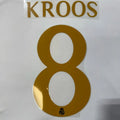 Real Madrid 2024/25 Away KROOS #8 Youth Official Name Set
