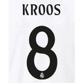 Real Madrid 2024/25 Home Kroos #8 Jersey Name Set