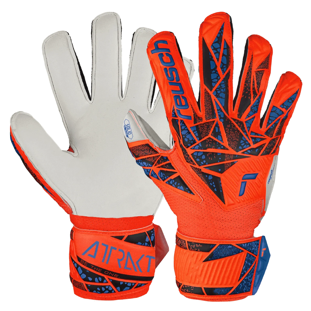 Reusch JR Attrakt Solid FS Goalkeeper Glove