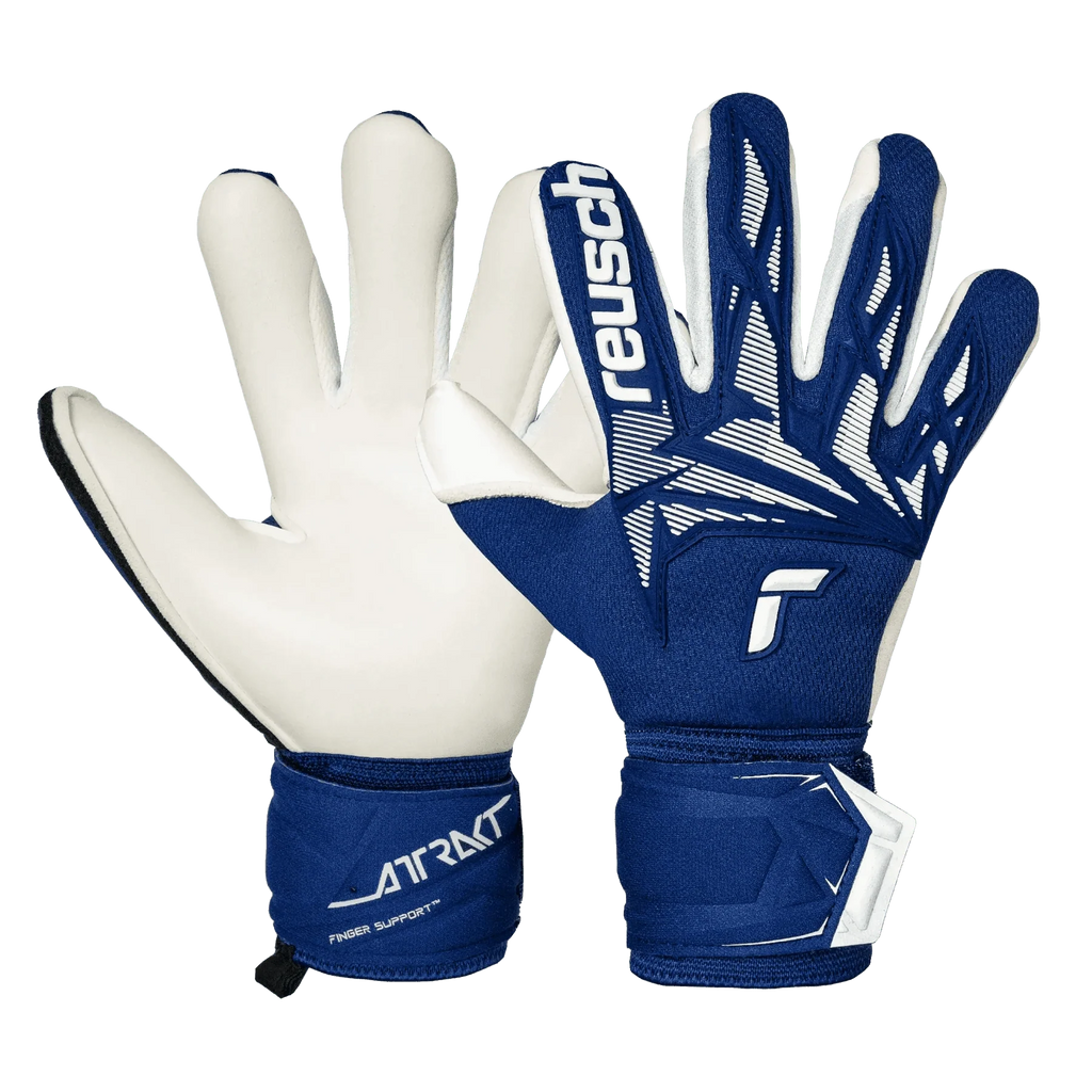 Reusch Junior Attrakt Freegel Gold X Finger Support Goalkeeper Gloves