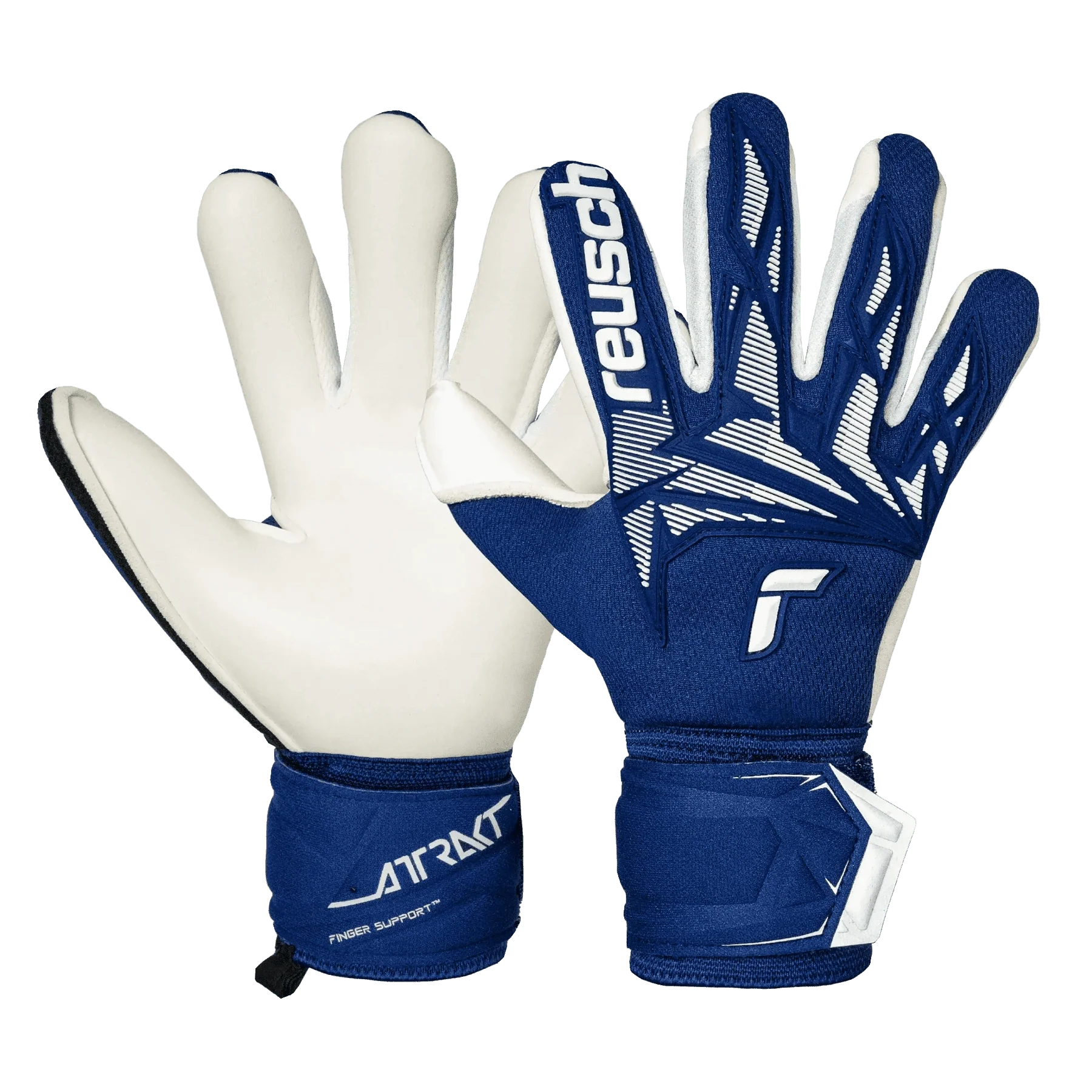 Reusch Junior Attrakt Freegel Gold X Finger Support Goalkeeper Gloves