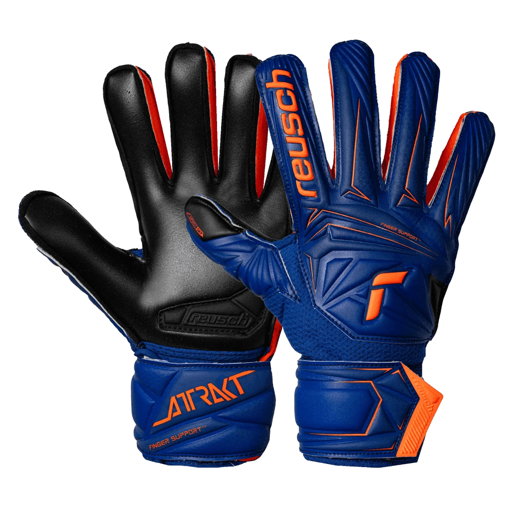 Reusch Junior Attrakt Infinity Finger Support Goalkeeper Gloves