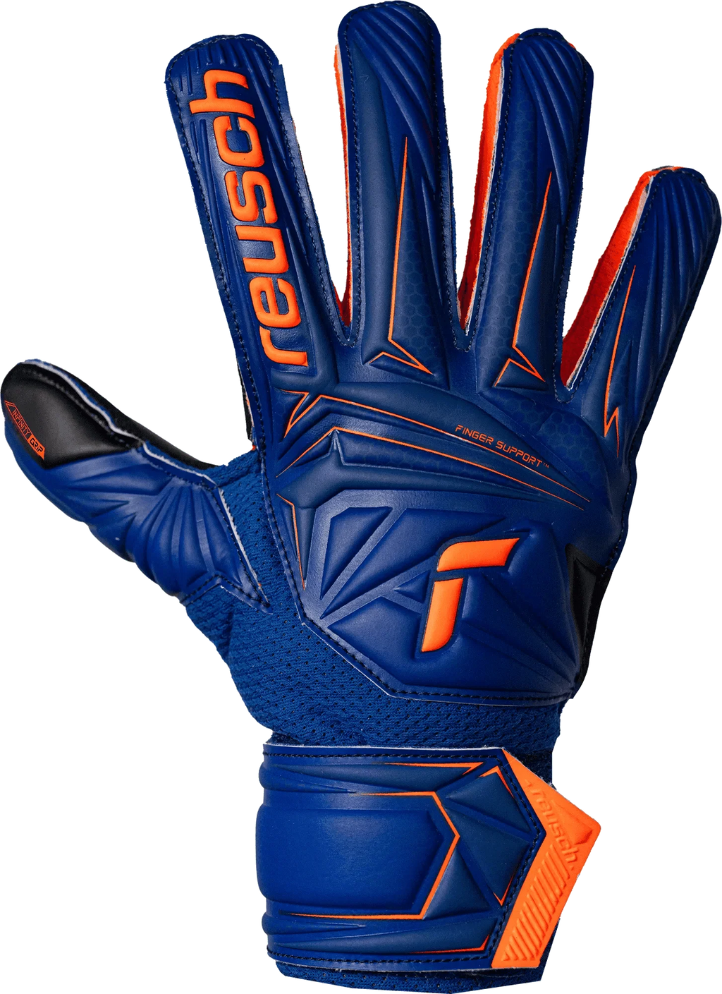 Reusch Junior Attrakt Infinity Finger Support Goalkeeper Gloves