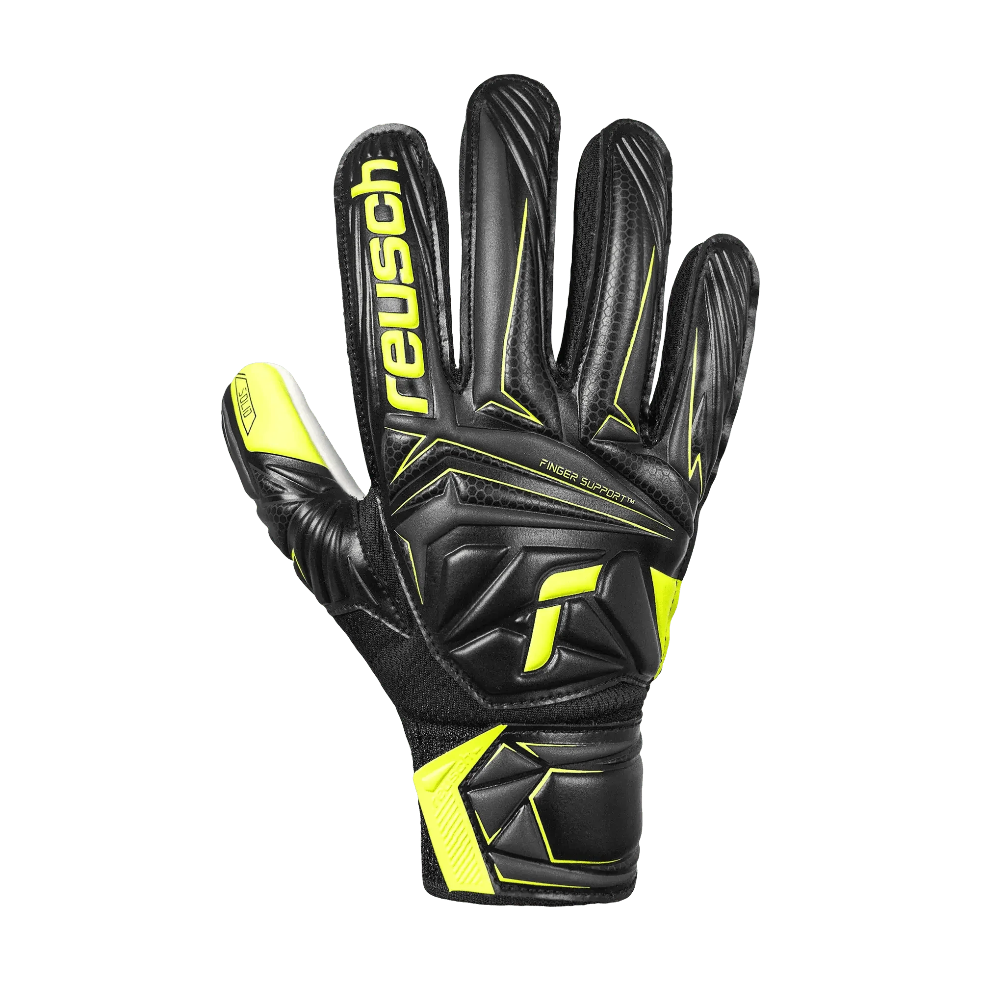 Reusch Junior Attrakt Starter Solid Finger Support Goalkeeper Gloves