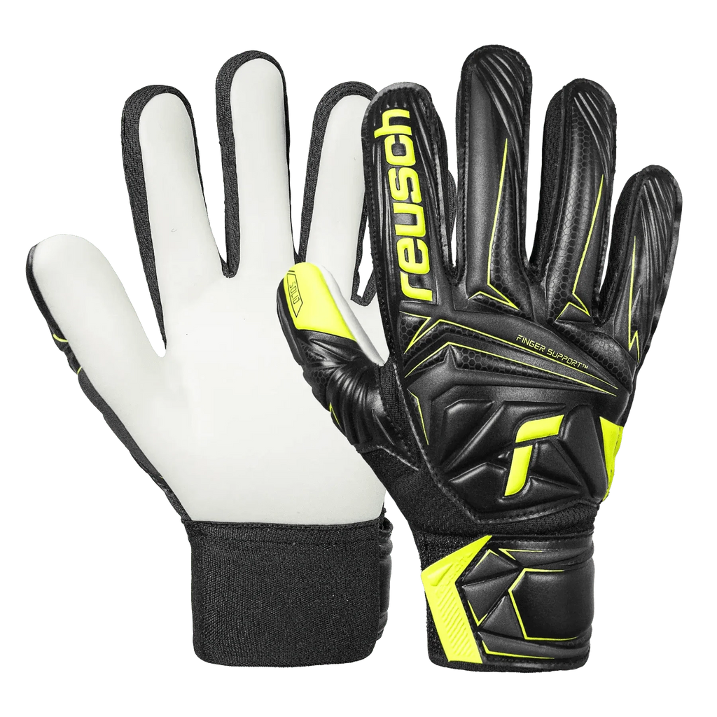Reusch Junior Attrakt Starter Solid Finger Support Goalkeeper Gloves