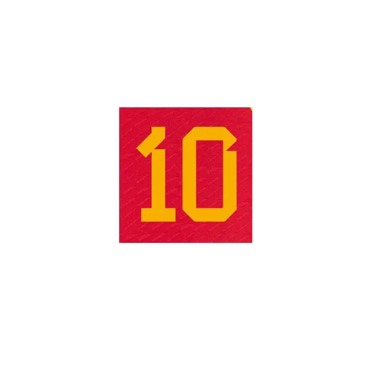 Spain 2022-23 Home Pedri #10 Jersey Name Set