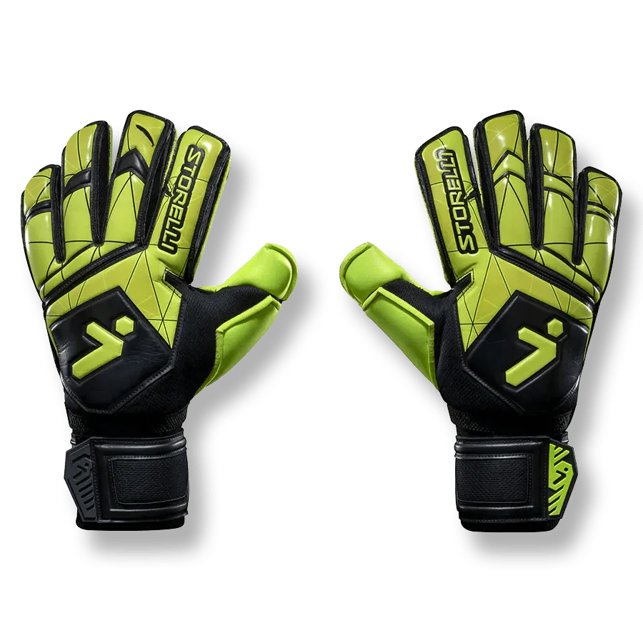 Storelli JR Gladiator 3.0 Recruit with Spine Glove - Yellow-Black