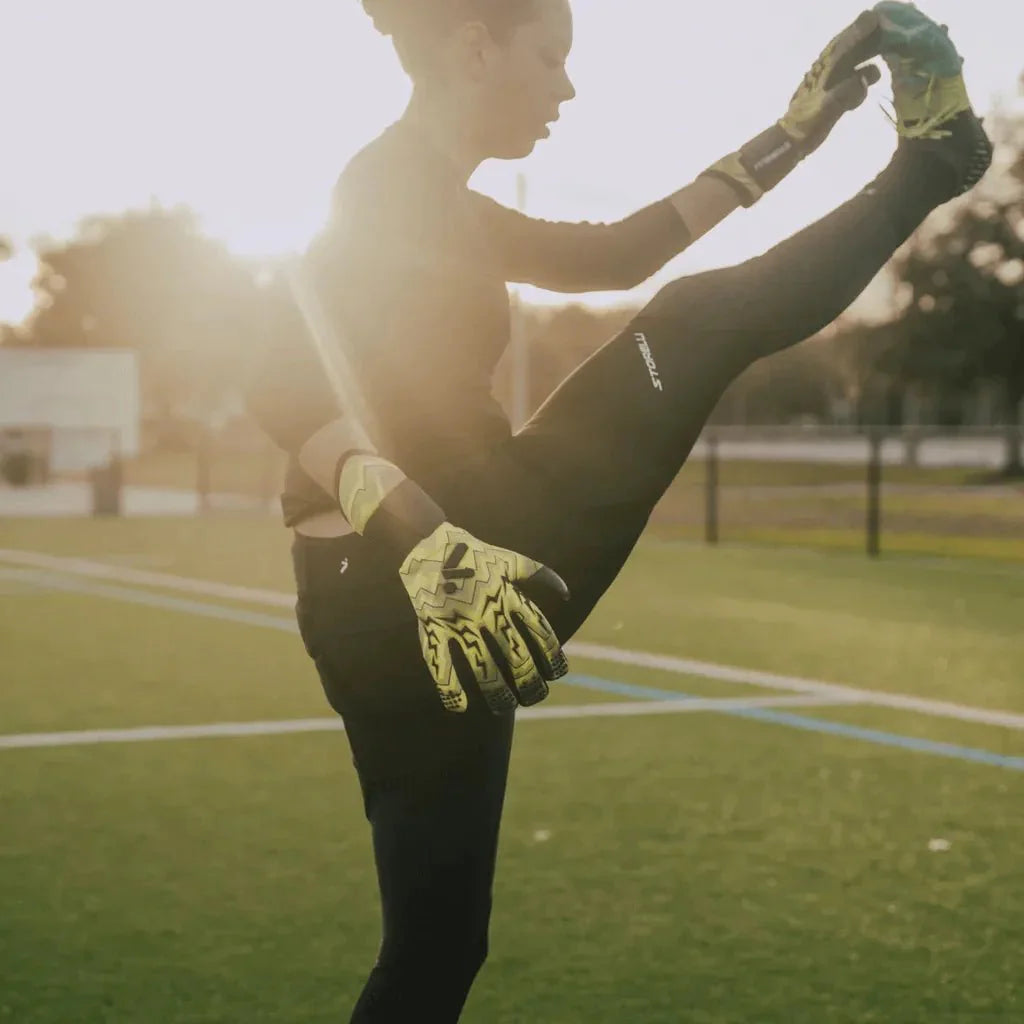 Storelli Lightning Storm Finger Spine Protection Goalkeeper Gloves