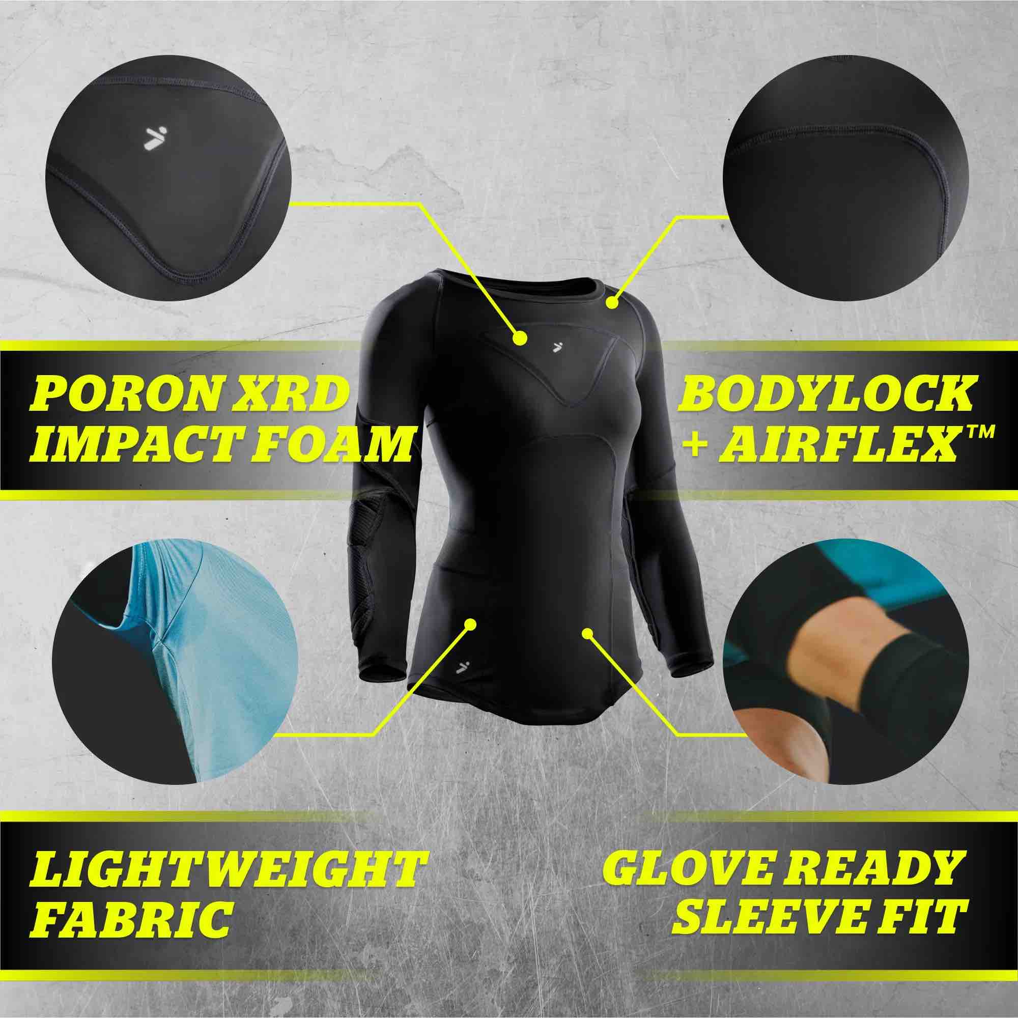 Storelli Women's BodyShield Goalkeeper 3/4 Undershirt