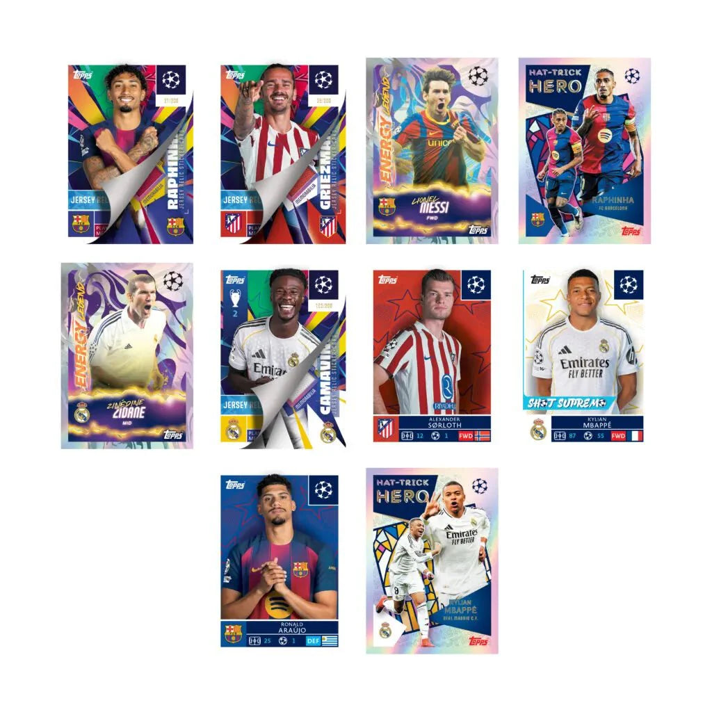 Topps 2025-26 UEFA Champions League Stickers BOX (50 Packs Each)