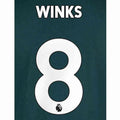 Tottenham 2020/21 Away Winks #8 Jersey Name Set