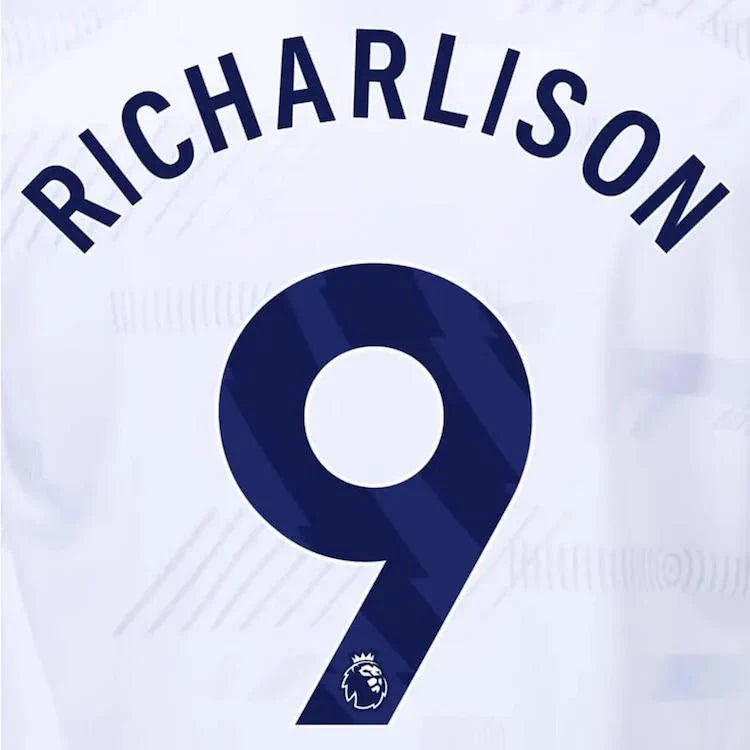 Tottenham 2022/23 Home Richarlison #9 Jersey Name Set Navy