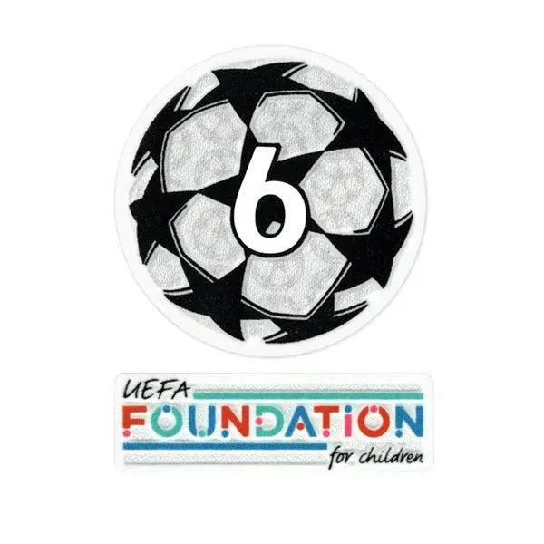 UEFA 2021-24  Liverpool/Bayern Munich Champion League YOUTH Patch Set (Foundation Patch Included)