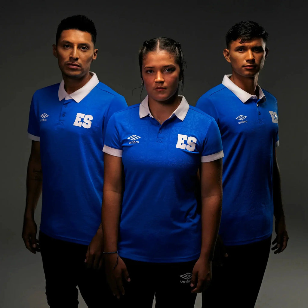 Umbro 2025-26 El Salvador Women's Stadium Home Soccer Jersey