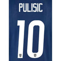 USMNT 2020/21 Away Pulisic #10 Youth Jersey Name Set