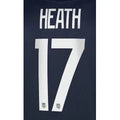 USWNT 2020/21 Away  Heath #17 Jersey Name Sets