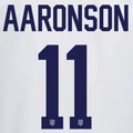 USMNT 2022-23 Home Aaronson #11 Jersey Name Set