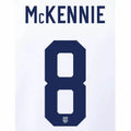 USMNT 2022-23 Home McKennie #8 Jersey Name Set