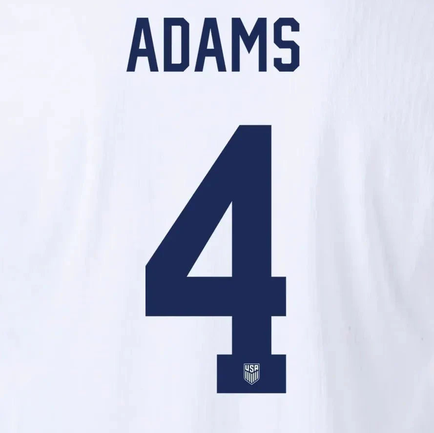 USMNT 2024/25 Home Adams #4 Jersey Name Set