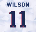 USWNT 2025 Home  WILSON #11 Jersey Name Set 8"